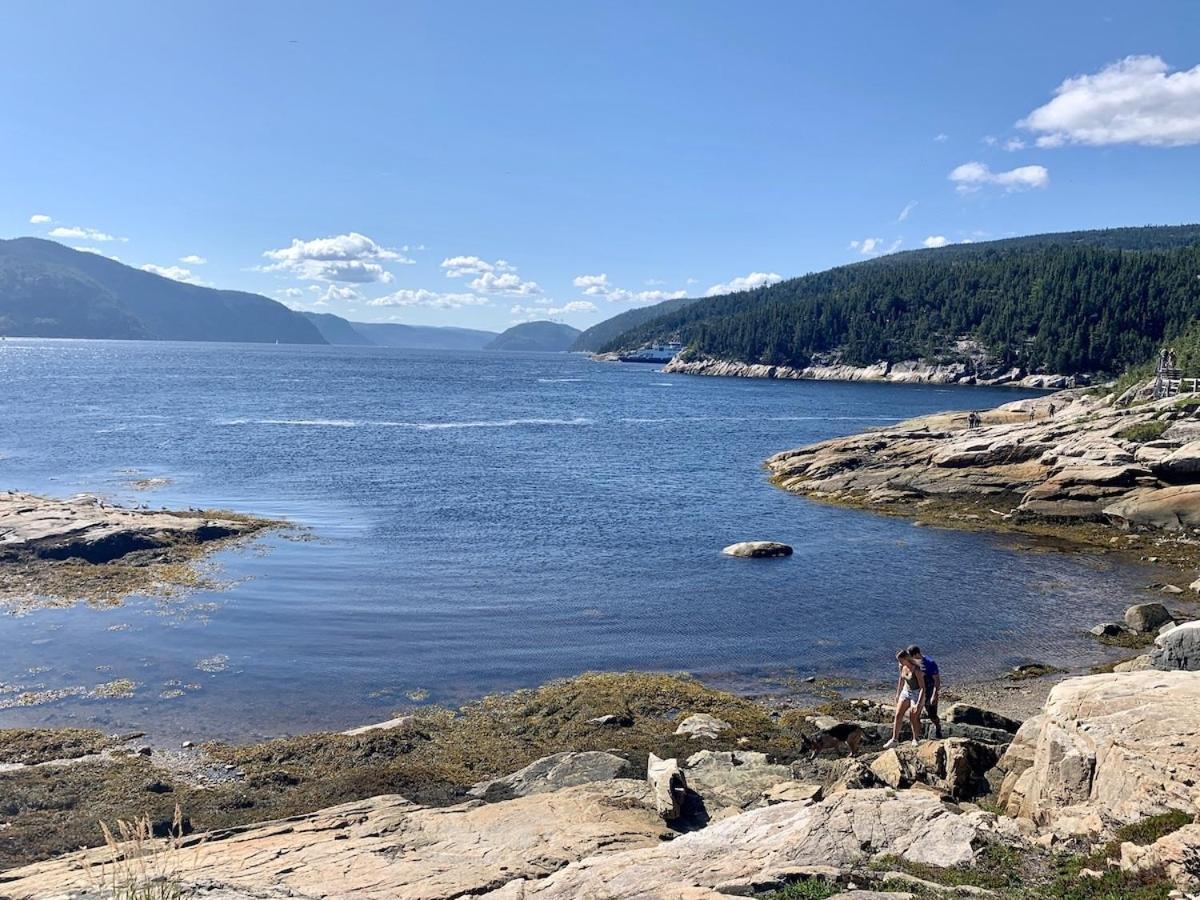 Motel De L'Anse A L'Eau Tadoussac Exterior foto